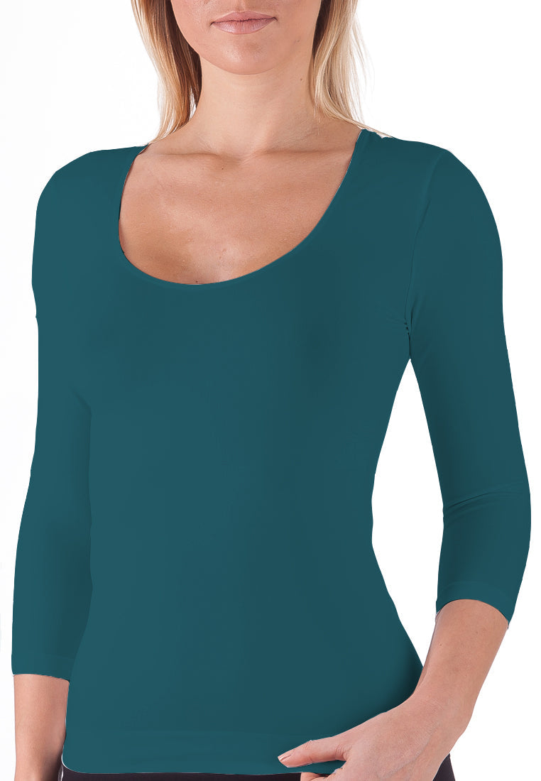 BELLISSIMA 3/4 Sleeve Scoop Neck COLOURS - Bellissima Store