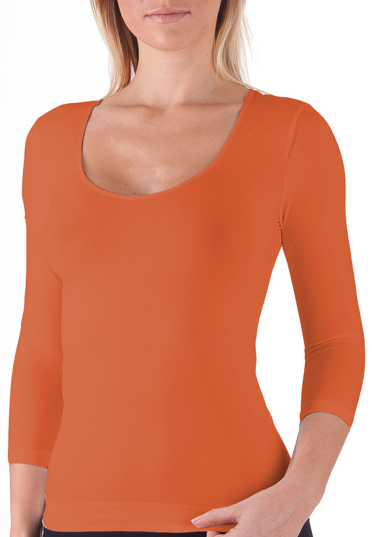 BELLISSIMA 3/4 Sleeve Scoop Neck COLOURS - Bellissima Store