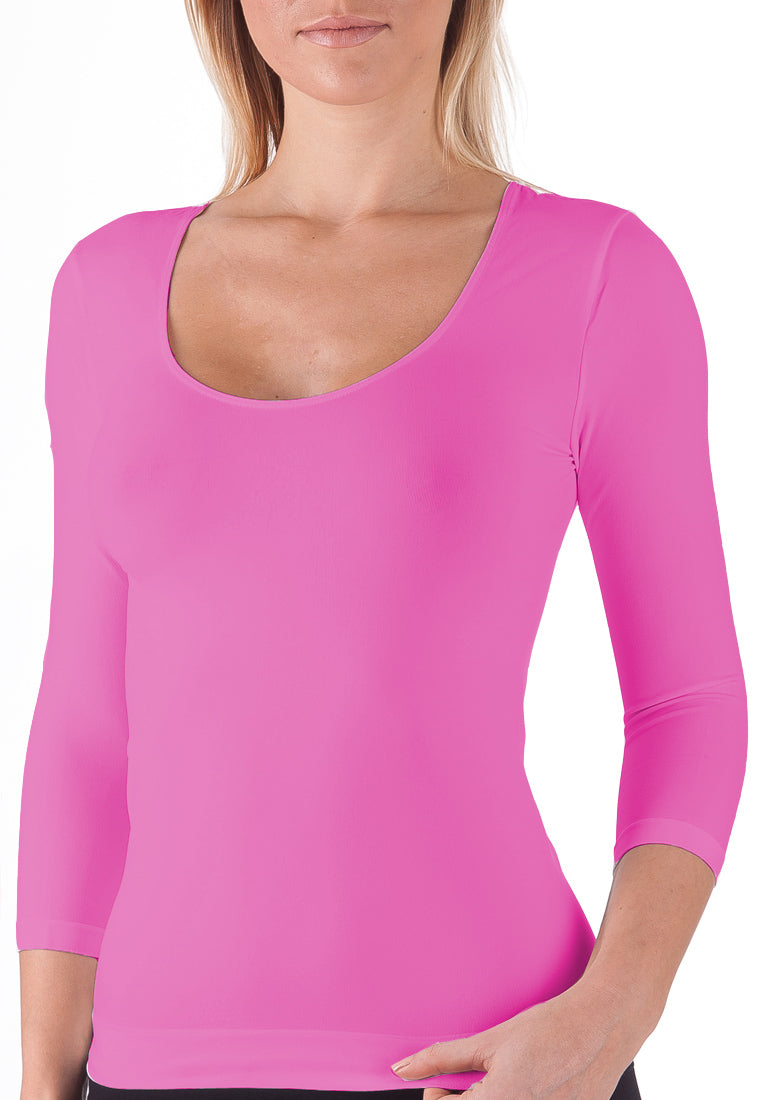 BELLISSIMA 3/4 Sleeve Scoop Neck COLOURS - Bellissima Store