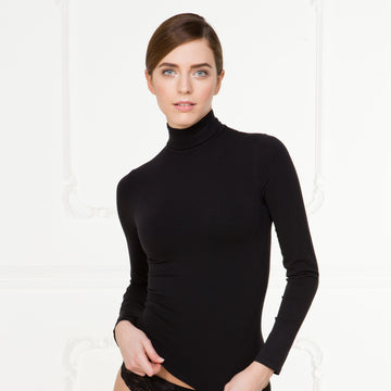 BELLISSIMA Mock Neck Long Sleeve Top - Bellissima Store