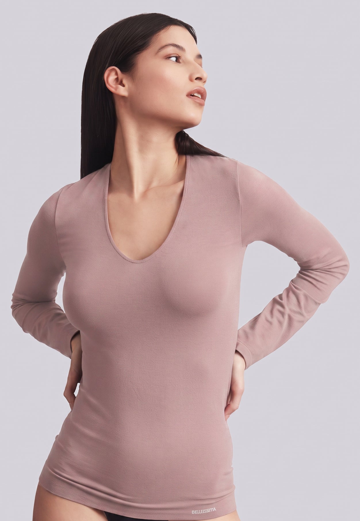 BELLISSIMA Seamless Décolleté U-Neck L/S (XXL)