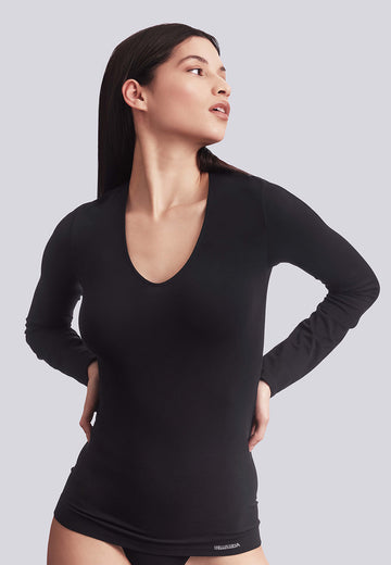 BELLISSIMA Seamless Décolleté U-Neck L/S (XXL)