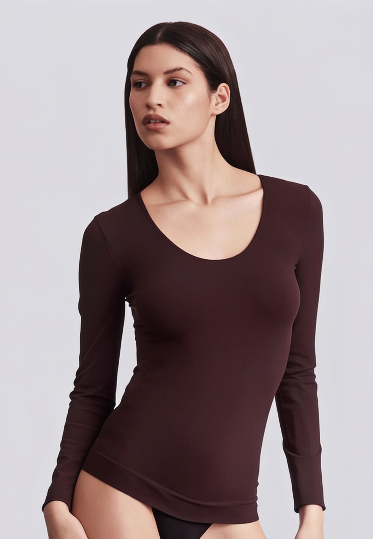 BELLISSIMA Scoop Neck Long Sleeve BASICS