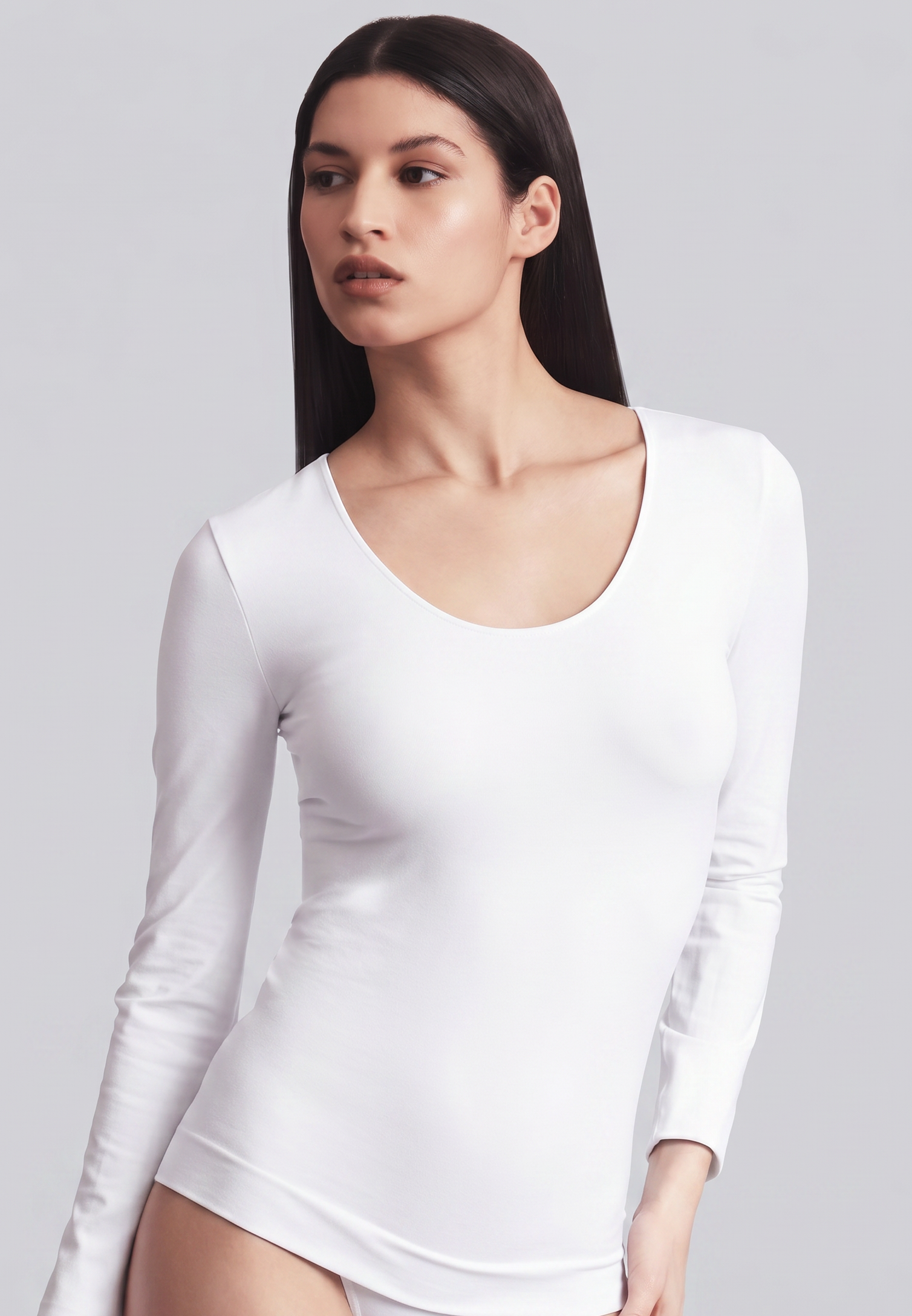 BELLISSIMA Scoop Neck Long Sleeve BASICS (XXL)