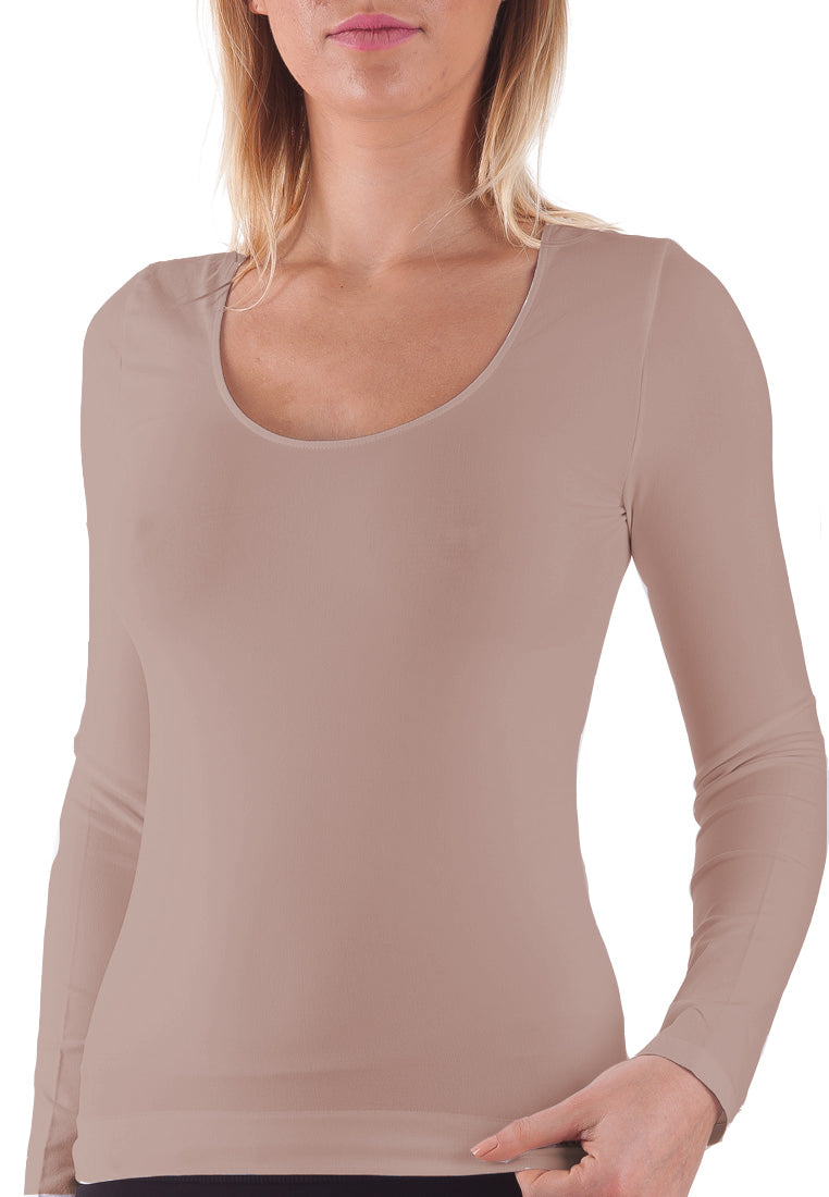 BELLISSIMA Scoop Neck Long Sleeve COLOURS - Bellissima Store
