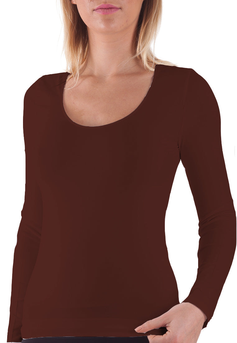 BELLISSIMA Scoop Neck Long Sleeve COLOURS - Bellissima Store