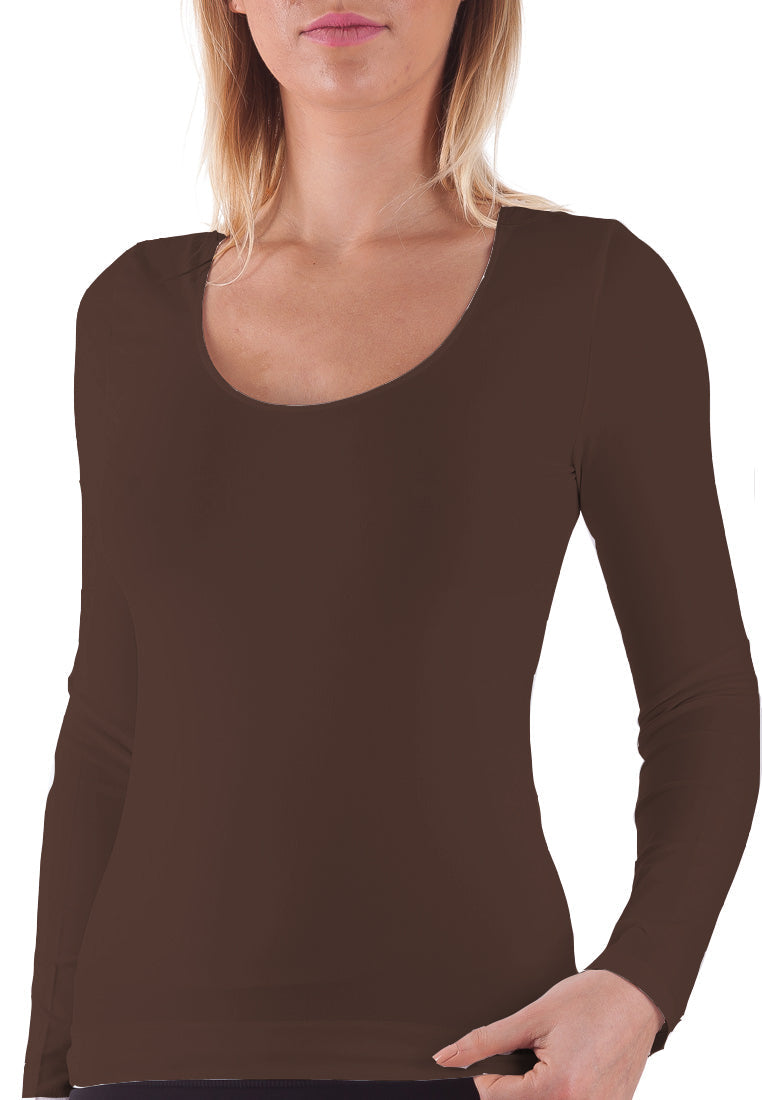 BELLISSIMA Scoop Neck Long Sleeve COLOURS - Bellissima Store