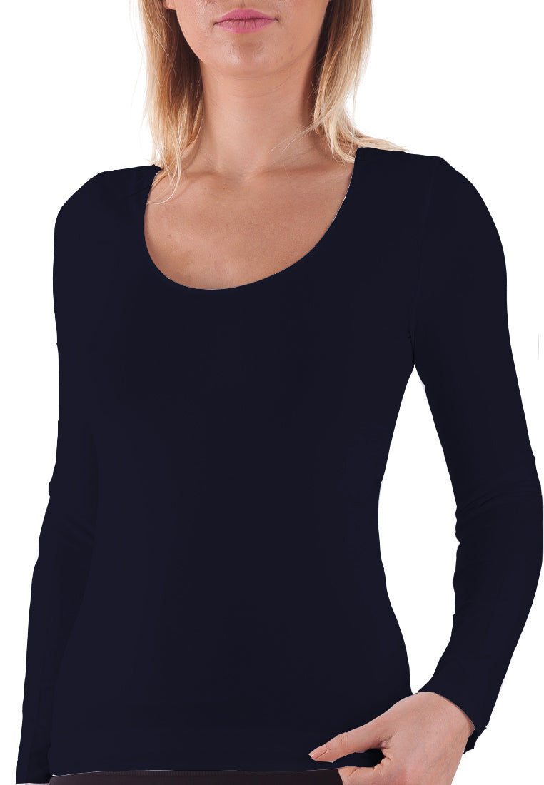 BELLISSIMA Scoop Neck Long Sleeve COLOURS - Bellissima Store