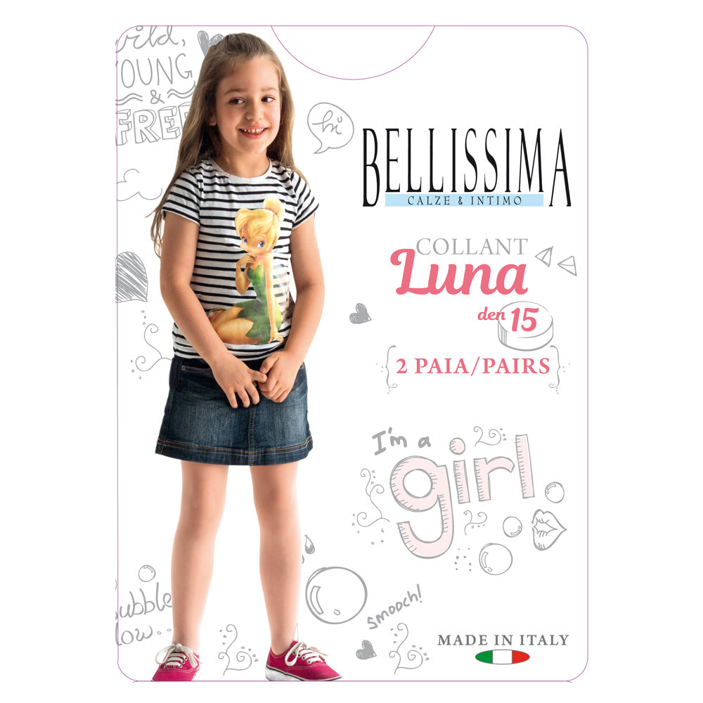 Bellissima GIRL Coloured Tights LUNA 15 Denier