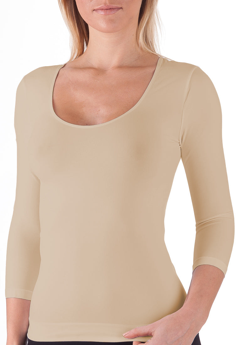 BELLISSIMA Scoop Neck Long Sleeve BASICS - Bellissima Store