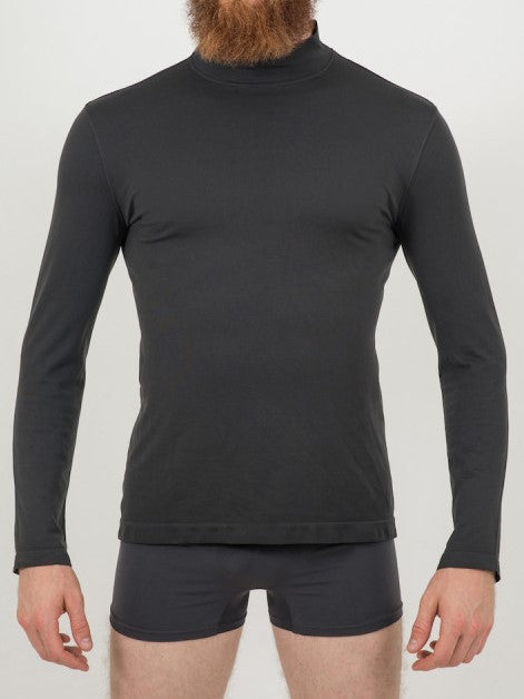 ISSIMO Mens Mock Neck Long Sleeve - Bellissima Store