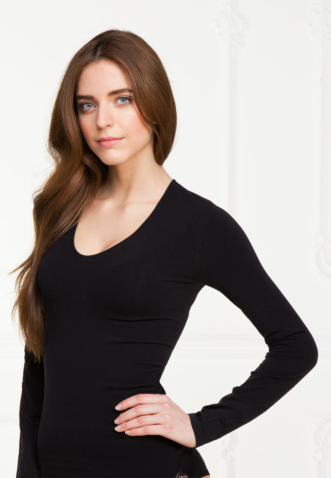 BELLISSIMA Scoop Neck Long Sleeve BASICS - Bellissima Store