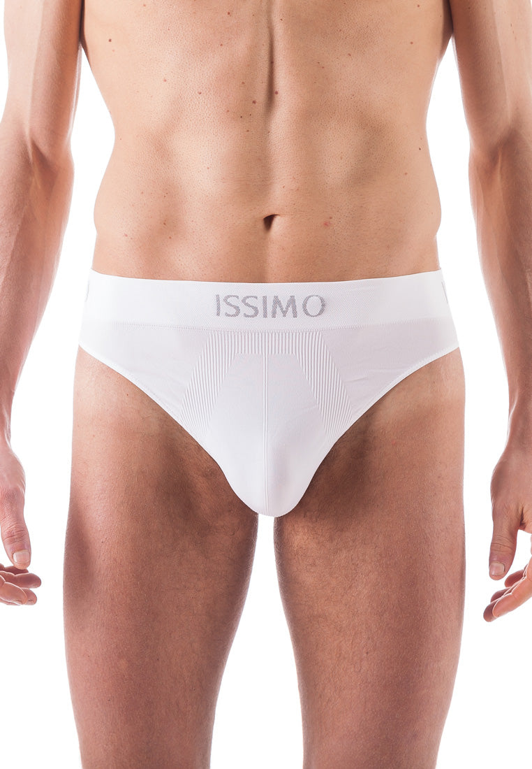 Issimo Seamless Mens Brief White