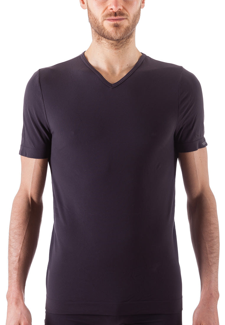ISSIMO Seamless Mens V-Neck T-Shirt - Bellissima Store