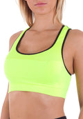 Actiwear Womens Double Layered Crop Top - Bellissima Store