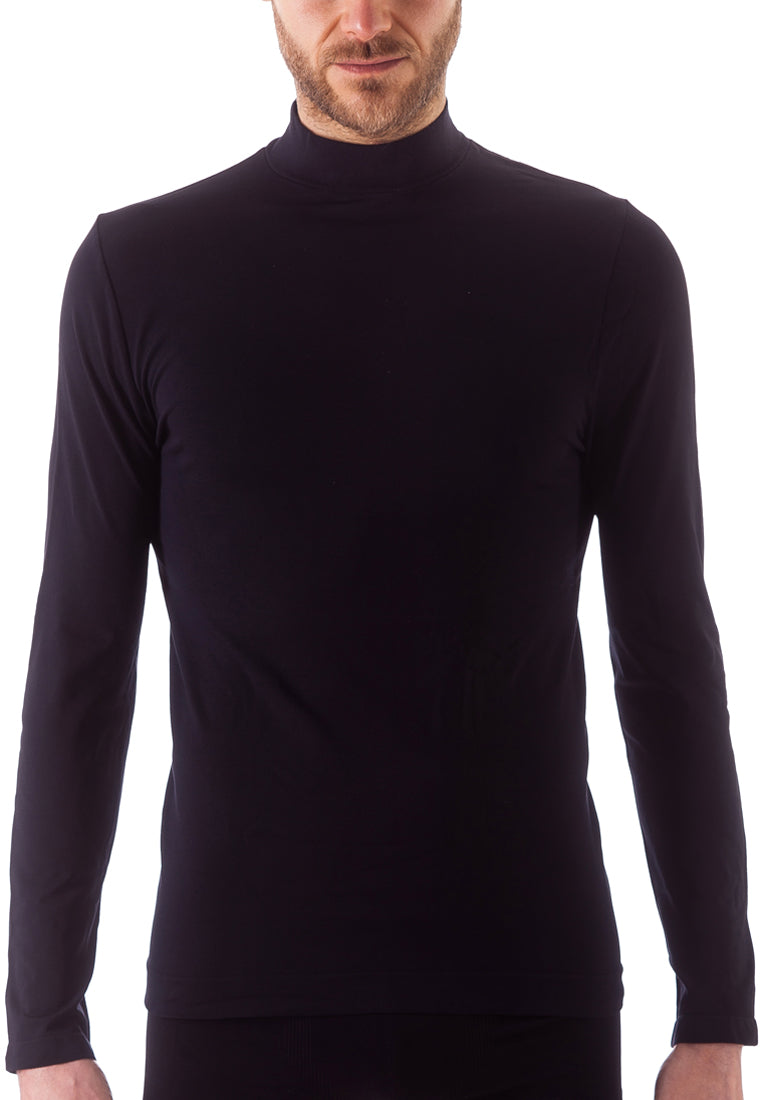 ISSIMO Mens Mock Neck Long Sleeve - Bellissima Store