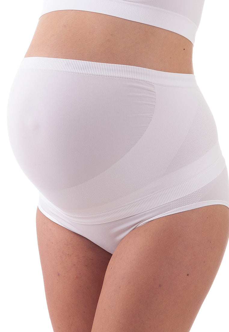 Bellissima Seamless Maternity Support Band White