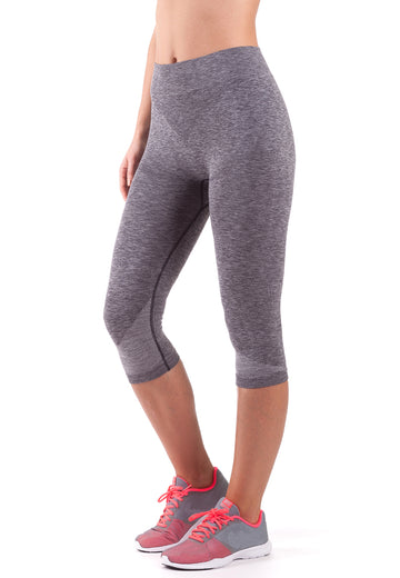 Actiwear Womens Dryarn Melange Capri Leggings - Bellissima Store