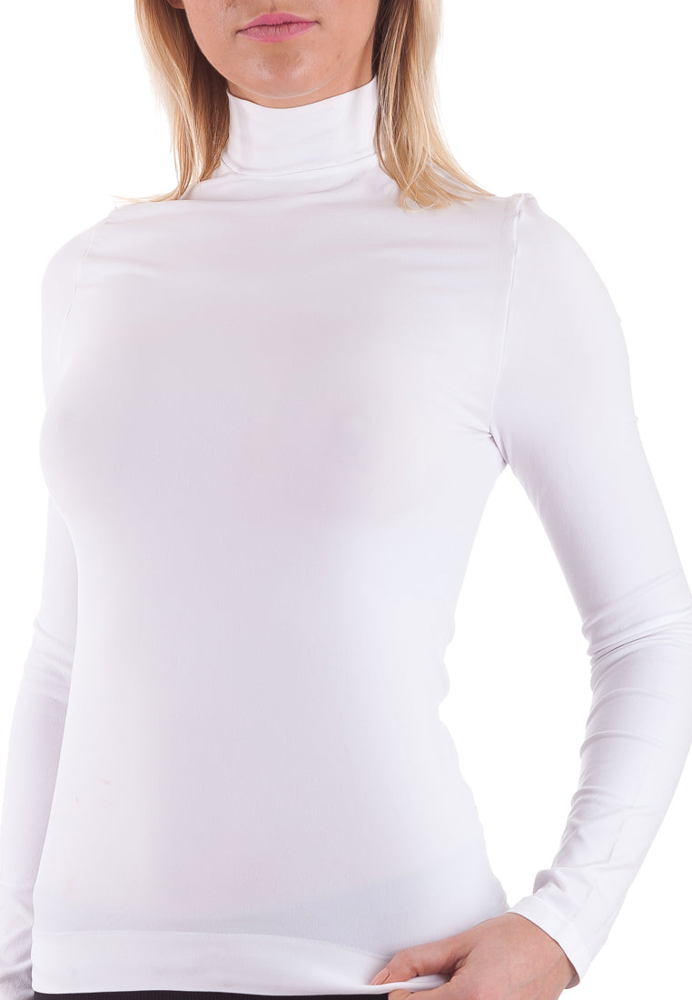BELLISSIMA Mock Neck Long Sleeve Top - Bellissima Store