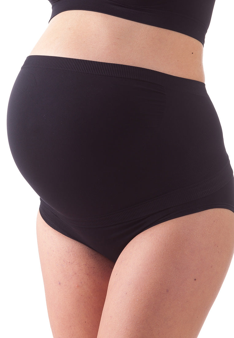 Bellissima Seamless Maternity Support Band Black